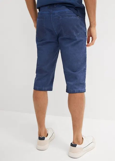 Bermuda long en toile d&eacute;lav&eacute;e, regular, bonprix