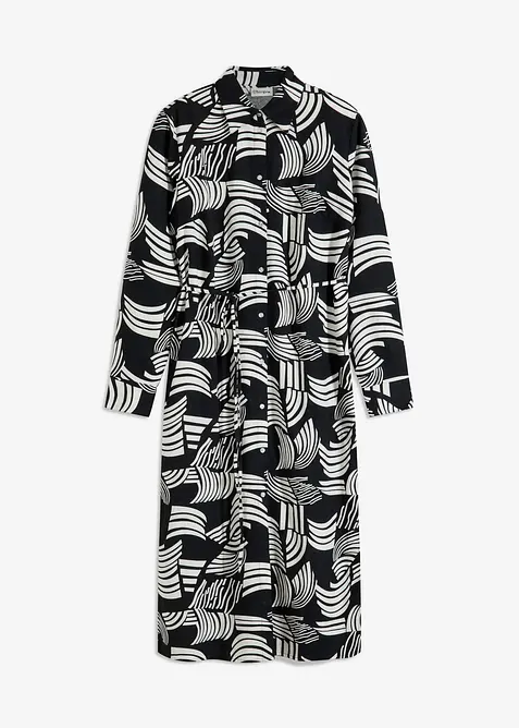 Robe-chemise légère en lin majoritaire, bonprix