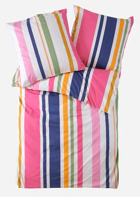 Perkal Bettwäsche mit Streifen, bonprix
