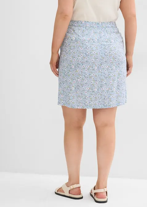 Mini-jupe en viscose fluide, bonprix