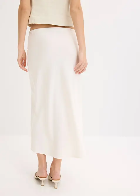 Midirock aus Satin, bonprix