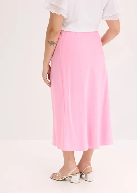 Midirock aus Satin, bonprix