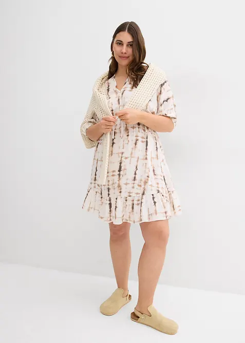 Robe courte en viscose fluide, bonprix