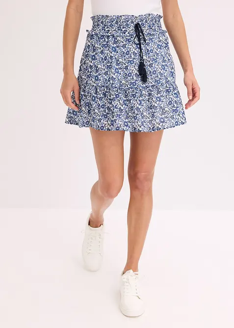 Boho-Minirock aus leichter Baumwolle, bonprix