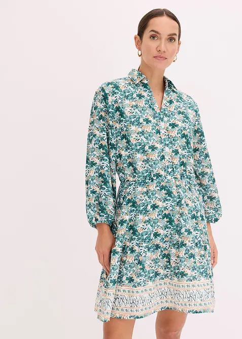 Robe effet lin, bonprix