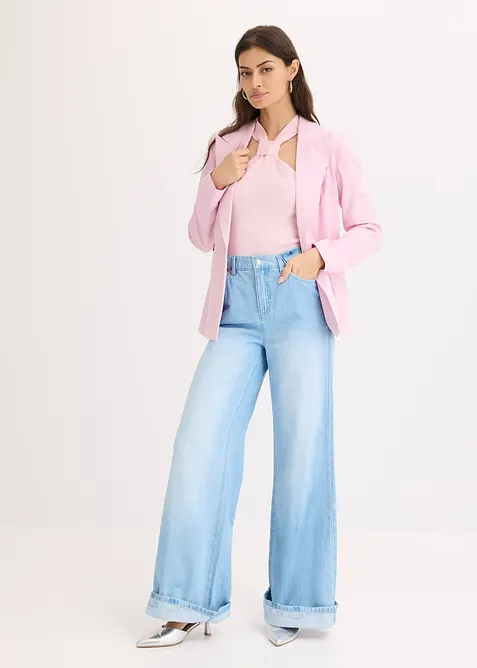 Neckholder Top mit softer Viskose, bonprix