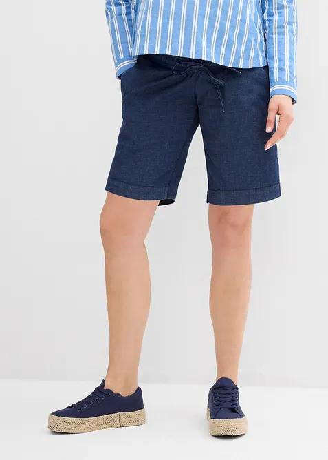 Short de grossesse léger en denim extensible, bonprix