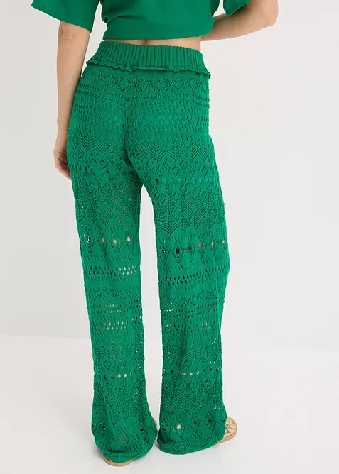 Schlupfhose mit Lochstrickmuster, bonprix