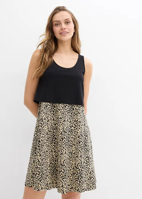 2-in-1 Umstands- und Stillkleid aus Baumwolljersey, bonprix