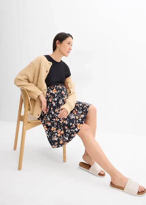 2-in-1 Umstands- und Stillkleid mit Taschen, bonprix