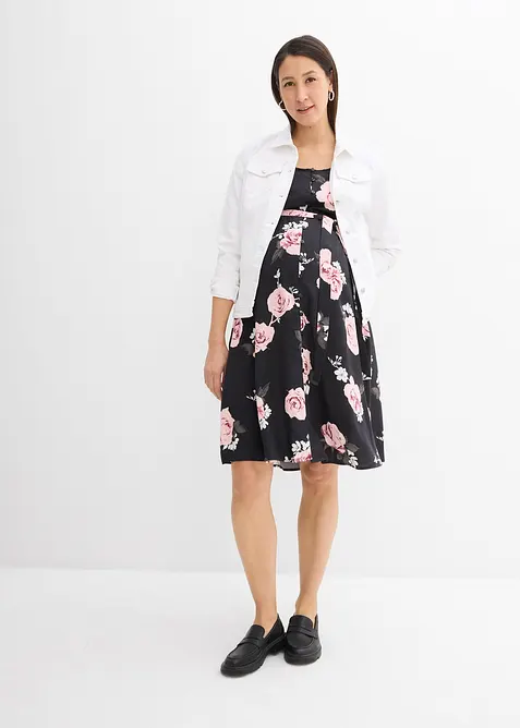 2-in-1 Umstands- und Stillkleid aus gewebter Viskose, bonprix