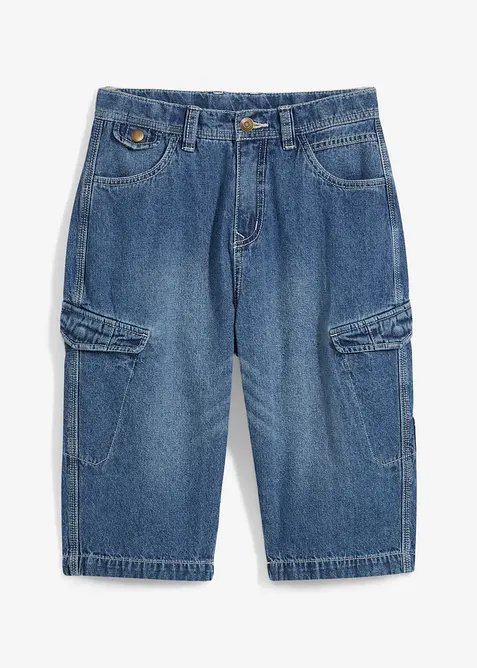 Bermuda ample en jean 100% coton, bonprix