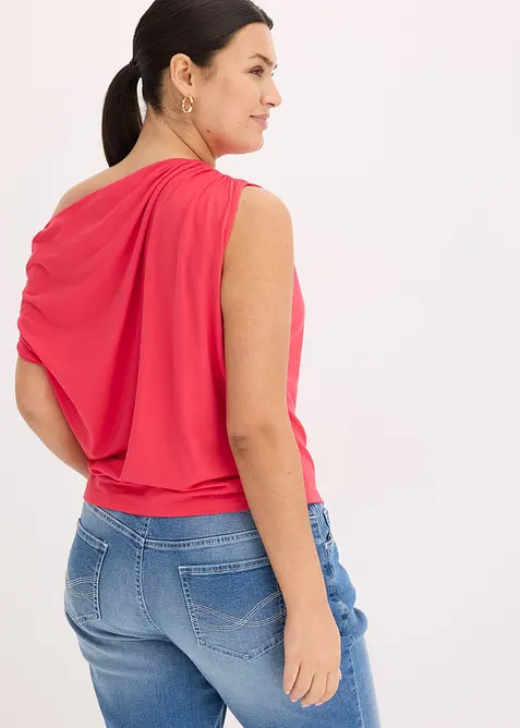 Shirt mit asymmetrischem Ausschnitt, bonprix