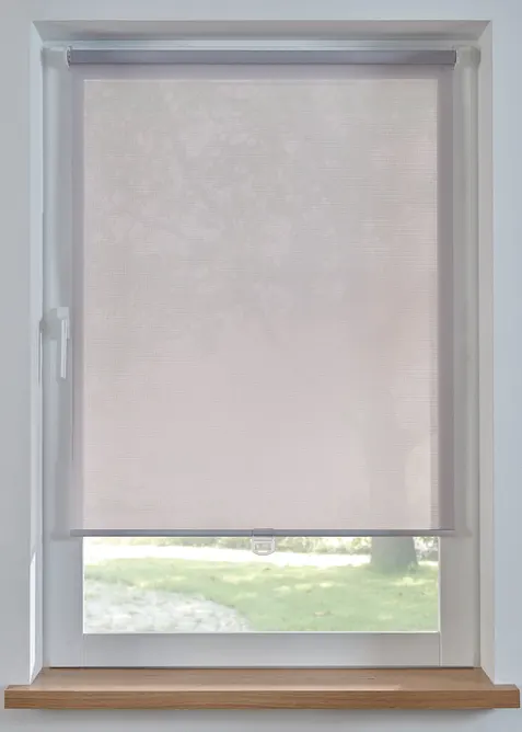 Springrollo einfarbig mit Struktur, bonprix