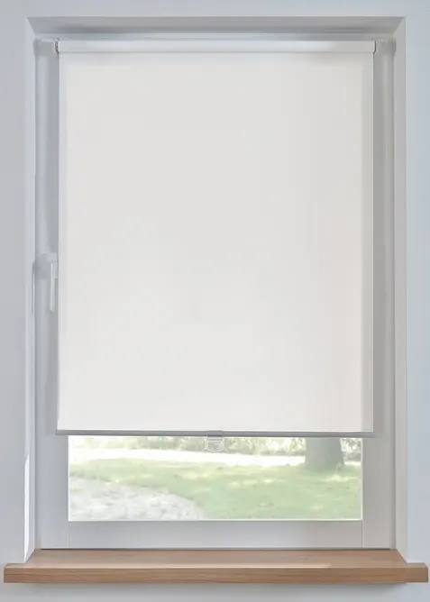 Springrollo einfarbig mit Struktur, bonprix