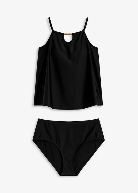 Tankini (ens. 2 pces) avec découpe poitrine, bonprix
