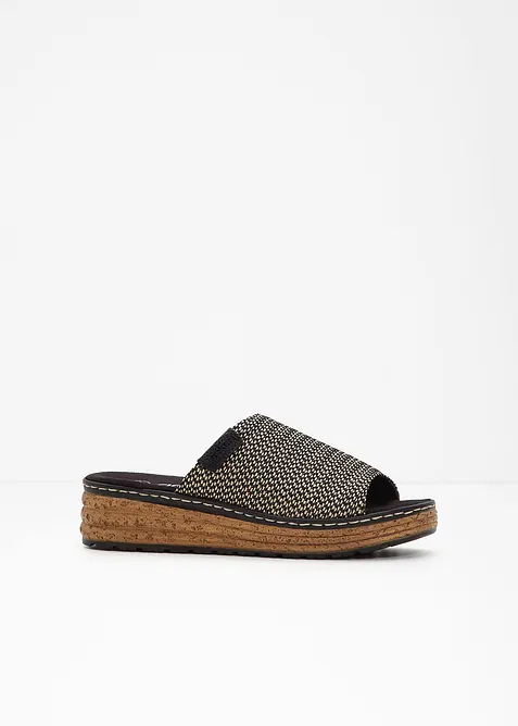 Rieker Komfort-Keilpantoletten mit gepolsterter Innensohle, Rieker