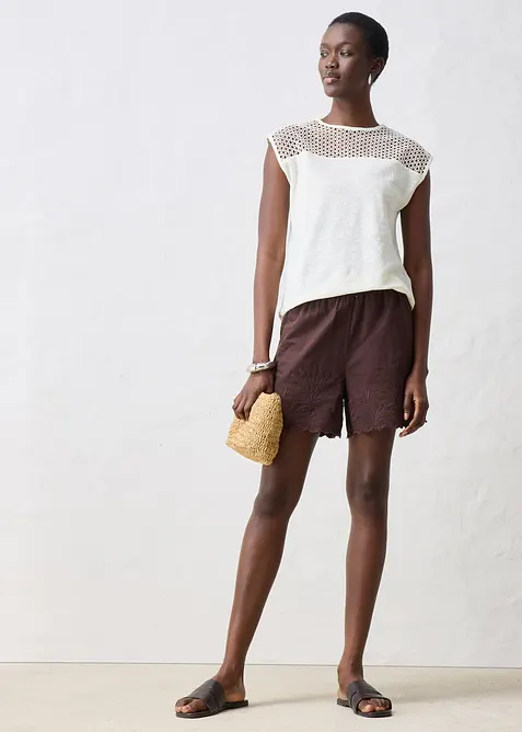 Top aus reinem Leinen, bonprix