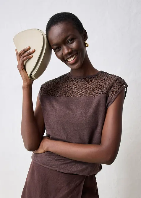 Top 100% lin, bonprix