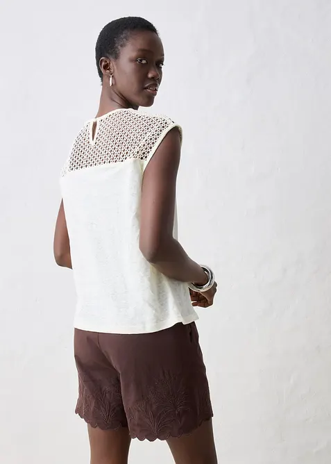 Top aus reinem Leinen, bonprix