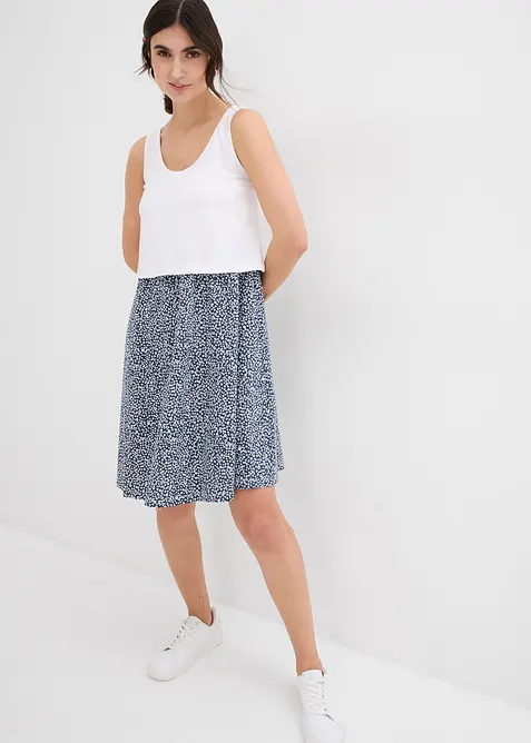 2-in-1 Umstands- und Stillkleid aus Bio-Baumwolljersey, bonprix