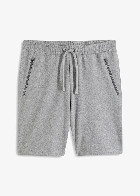 Bermuda sweat avec poches lat&eacute;rales zipp&eacute;es, bonprix