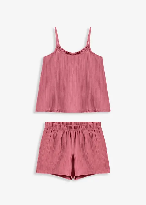 Shorty aus softem Musselin mit Spaghettiträger, bonprix