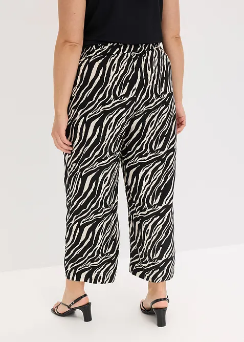 Pantalon &agrave; taille &eacute;lastiqu&eacute;e, bonprix