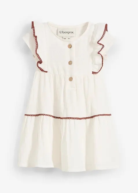 Robe bébé en gaze 100% coton, bonprix
