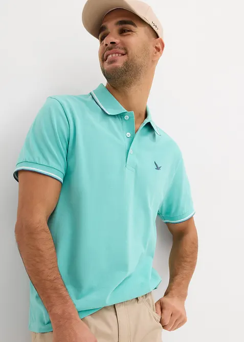 Polo en maille piquée 100% coton, bonprix