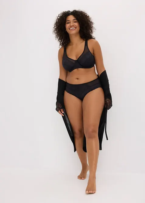 Lot de 2 soutiens-gorge minimiseurs à bretelles rembourrées, bonprix