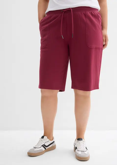 Sweat-Bermuda aus reiner Baumwolle, bonprix