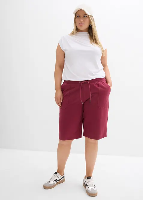 Sweat-Bermuda aus reiner Baumwolle, bonprix