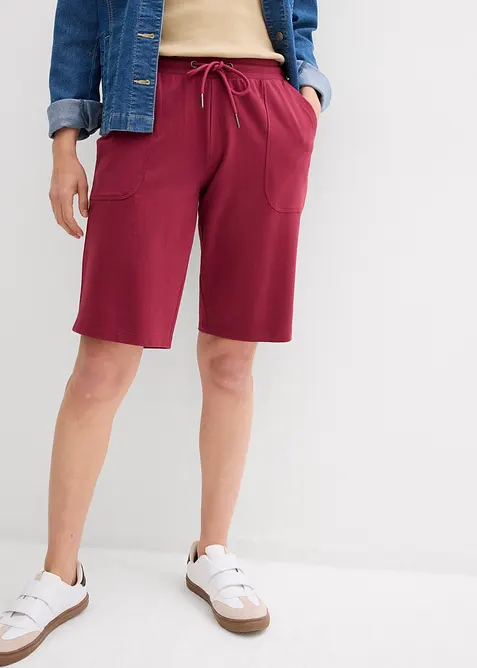 Sweat-Bermuda aus reiner Baumwolle, bonprix