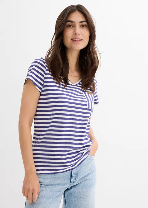 T-Shirt, gestreift, bonprix
