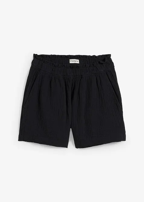 Musselin-Shorts aus reiner Baumwolle, bonprix