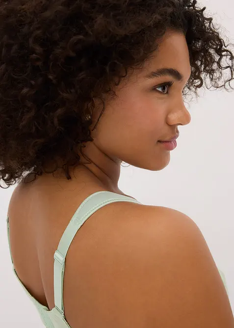 Soutien-gorge coton grand maintien sans armatures, bonprix