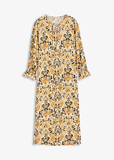Robe caftan imprimée en viscose fluide, bonprix