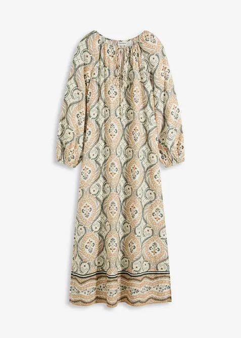 Robe caftan imprimée en viscose fluide, bonprix