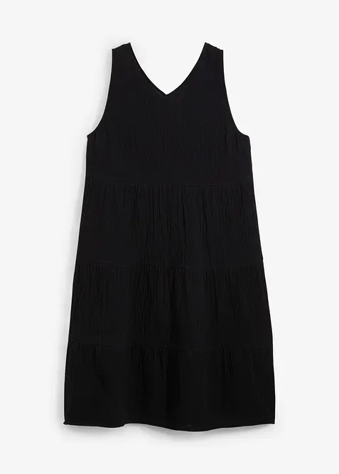 Robe à bretelles en gaze de coton douce, bonprix