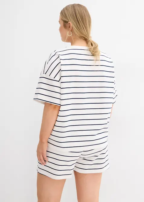 Sweat doux en coton m&eacute;lang&eacute;, bonprix