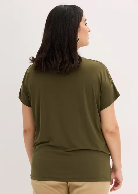 Shirt mit dekorativem Ring, bonprix