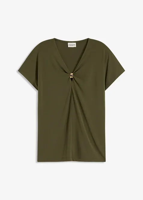 T-shirt avec anneau décoratif, bonprix