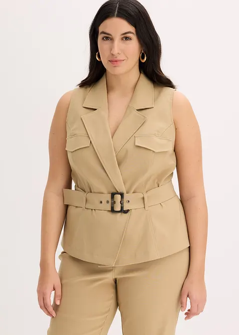 Weste mit Gürtel, bonprix