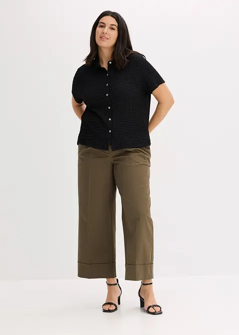 Shirtbluse mit Struktur, bonprix