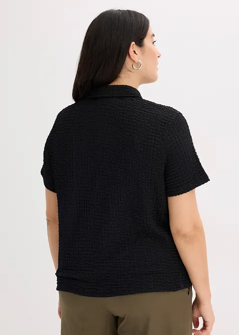 Shirtbluse mit Struktur, bonprix
