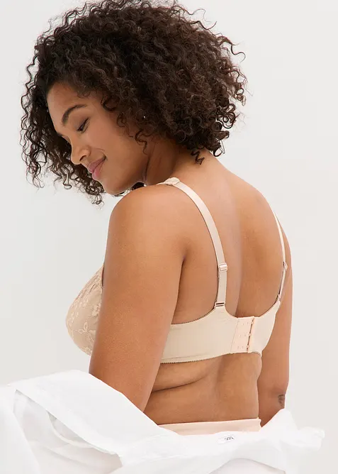 Lot de 2 soutiens-gorge à armatures et dentelle, bonprix