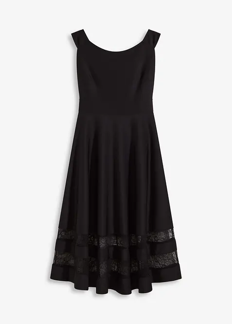 Carmen-Kleid mit Spitze, bonprix