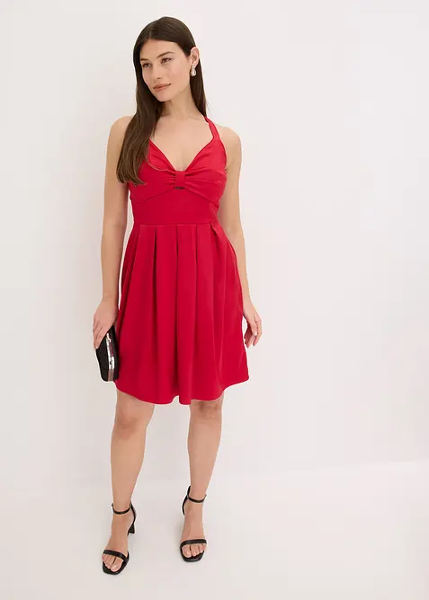 Minikleid aus glänzendem Satin, bonprix