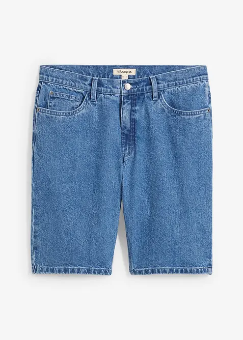 Bermuda en jean extensible, loose, bonprix